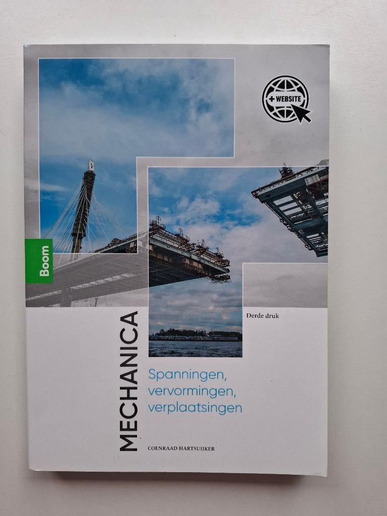 Mechanica: Spanningen, vervormingen, verplaatsingen, Coenraad Hartsuijker, Nieuw, Ophalen of Verzenden, WO