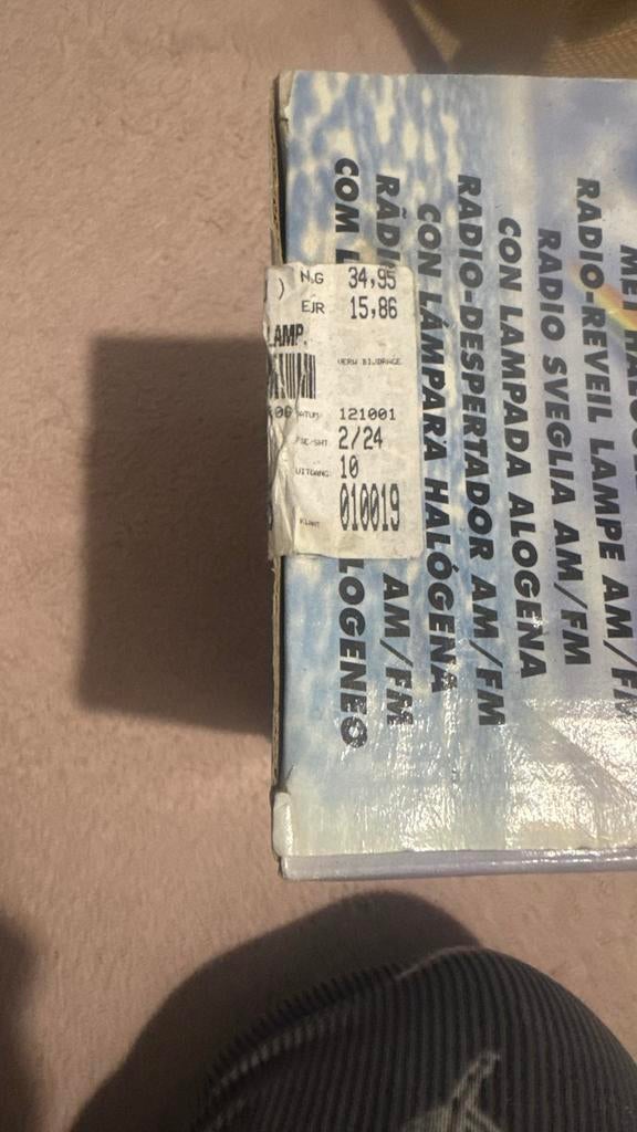 Yoko Tafel Lamp met Radio - Model YLA-002, Huis en Inrichting, Ophalen of Verzenden, Nieuw, Metaal, Minder dan 50 cm