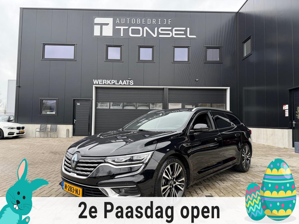 Renault Talisman Estate 1.3 TCe EDC Initiale Paris / Trekhaa, 4 cilinders, Zwart, 158 pk, Onderhoudsboekje