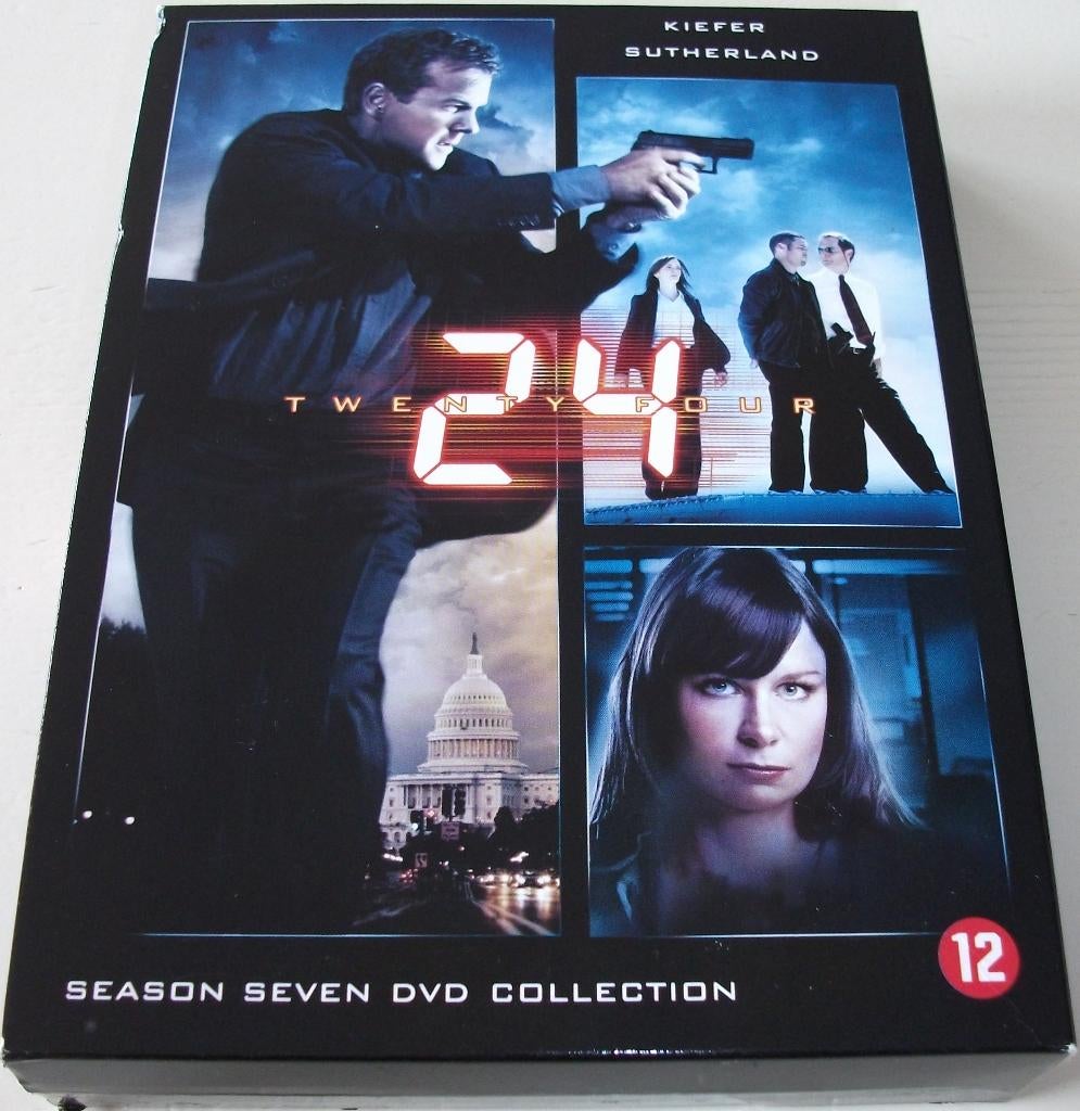 Dvd *** 24 *** 6-Disc Boxset Seizoen 7, Boxset, Ophalen of Verzenden, Zo goed als nieuw, Vanaf 12 jaar