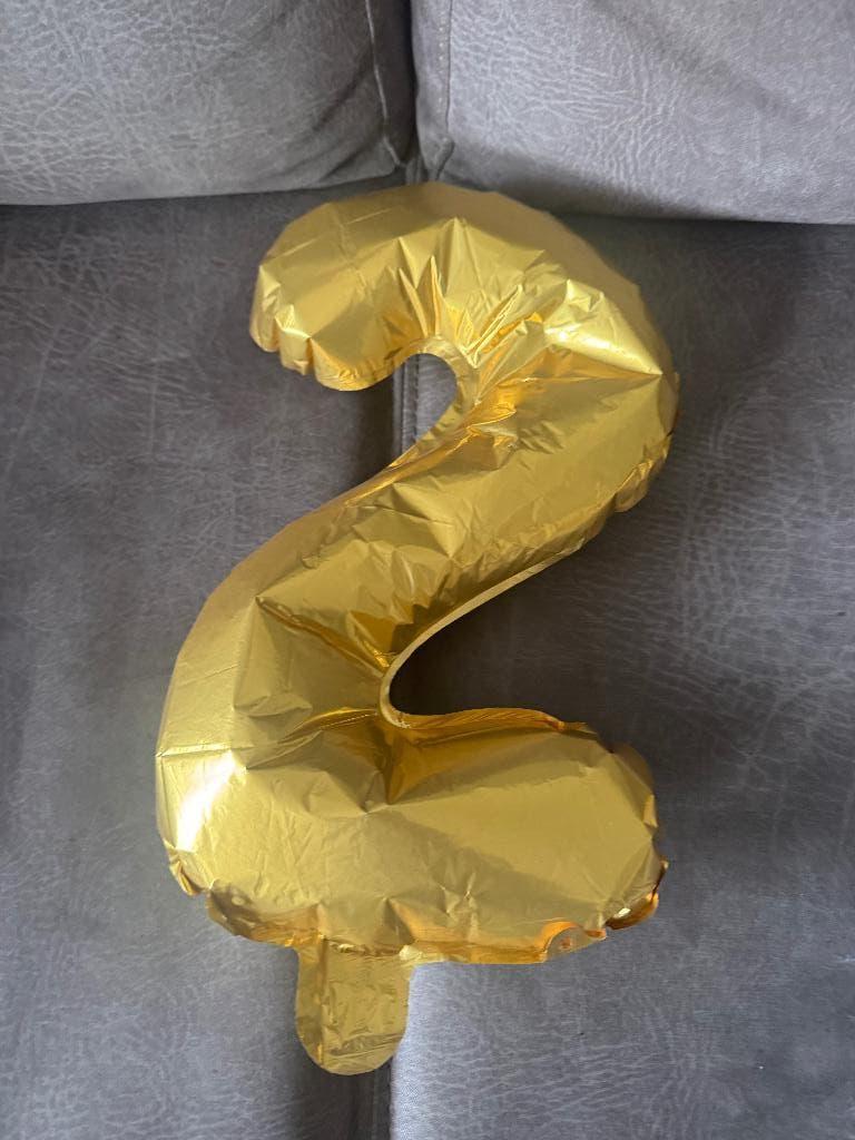 cijfer ballon, Hobby en Vrije tijd, Feestartikelen, Ophalen, Zo goed als nieuw, Versiering, Verjaardag