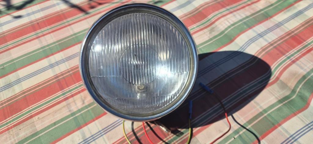VINTAGE KOPLAMP GROOT MODEL, Motoren, Ophalen of Verzenden, Gebruikt