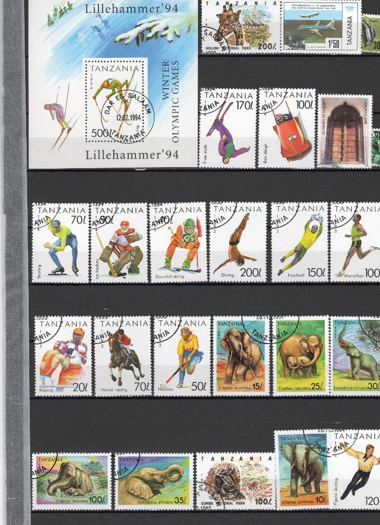 Tanzania Kenia Uganda kavel 187, Ophalen of Verzenden, Tanzania, Gestempeld