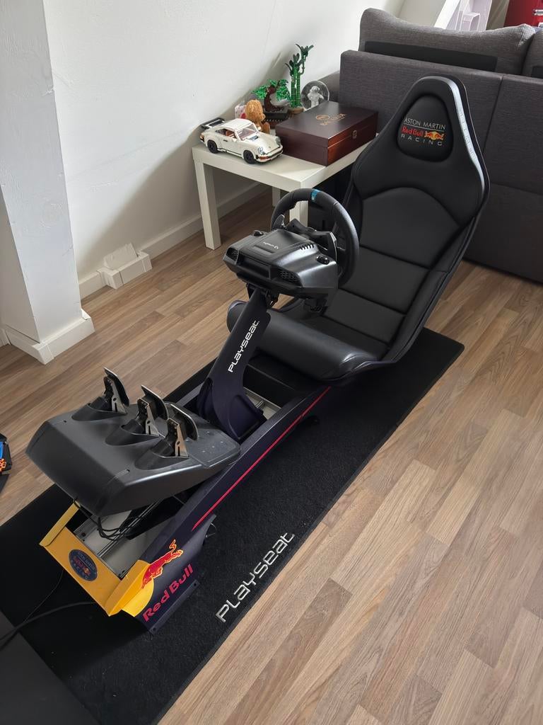 RedBull Playseat + Stuur en Toebehoren, Ophalen of Verzenden, Zo goed als nieuw, Playseat of Racestoel