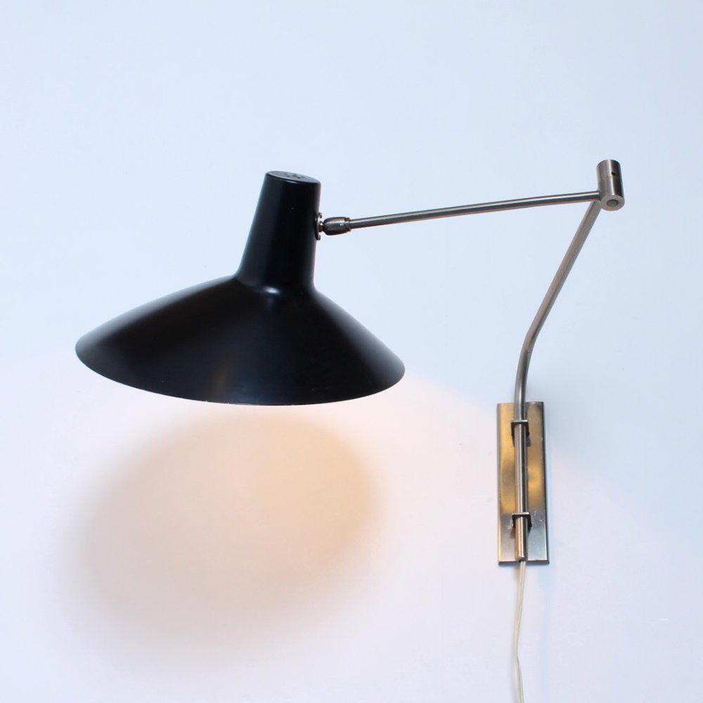 Zeldzaam: unieke Swinging  Elbow wandlamp van Artimeta ‘50, Huis en Inrichting, Ophalen of Verzenden, Gebruikt