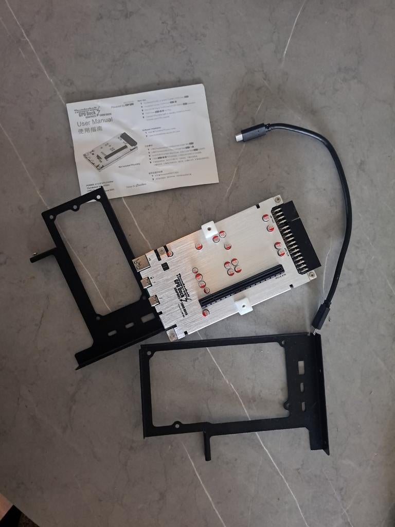 TH3P4G3 mini Thunderbolt 3/4 eGPU Dock (40Gbps), Ophalen of Verzenden, Zo goed als nieuw, PCI-Express 3