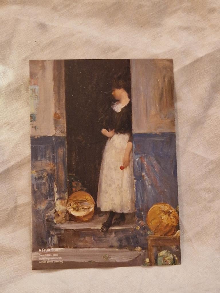 Ansichtkaart. "A Fruit Store"., Verzenden, Nieuw