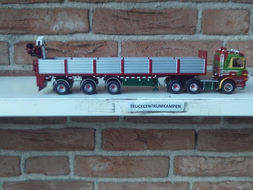 Tekno  Scania  143 - 450  van  De  Heus., Hobby en Vrije tijd, Ophalen of Verzenden, Nieuw, Bus of Vrachtwagen, Tekno