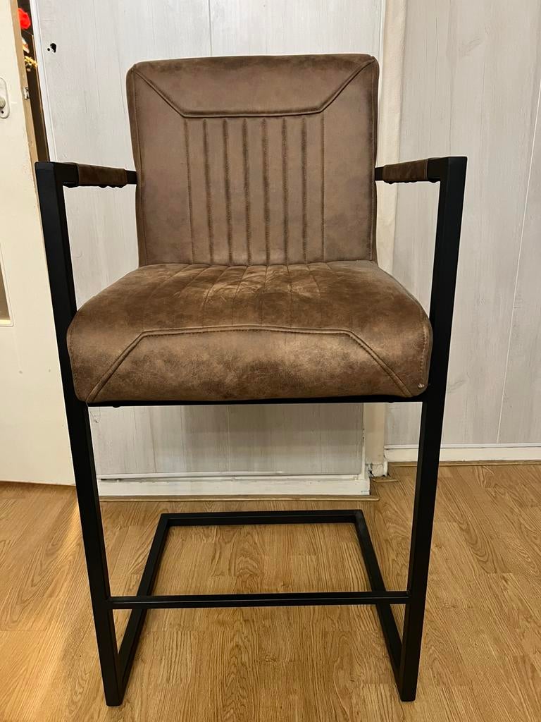 Bruine Barkruk, 1 kruk, Ophalen of Verzenden, Zo goed als nieuw, 60 tot 90 cm