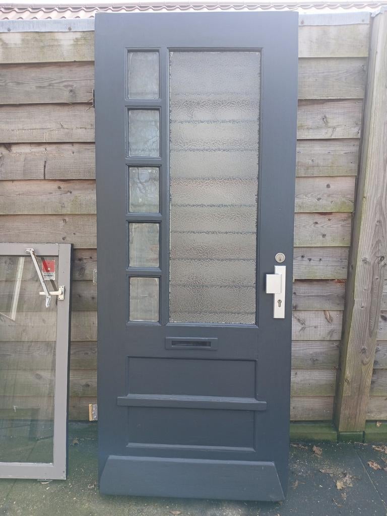 Voordeur, Doe-het-zelf en Verbouw, Deuren en Horren, Ophalen of Verzenden, Gebruikt, Buitendeur, 200 tot 215 cm