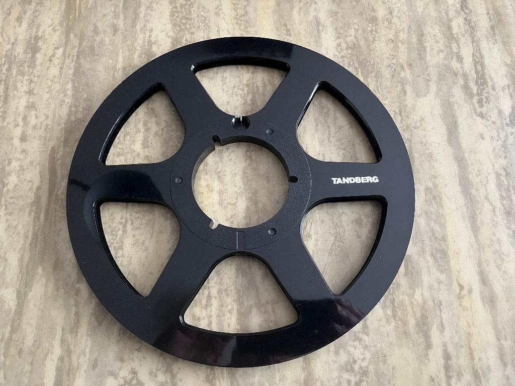 zwarte spoel, 26 cm, Tandberg, Audio, Tv en Foto, Ophalen of Verzenden, Bandrecorder