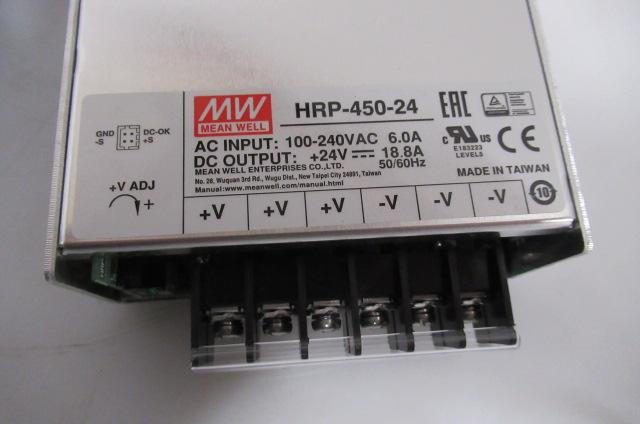 24 Volt Mean Well HRP-450-24. NIEUW., Ophalen of Verzenden, Nieuw