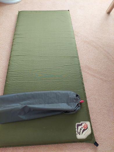 zelf op blaasbare kampeer slaapmat, Ophalen of Verzenden, Gebruikt, 1-persoons