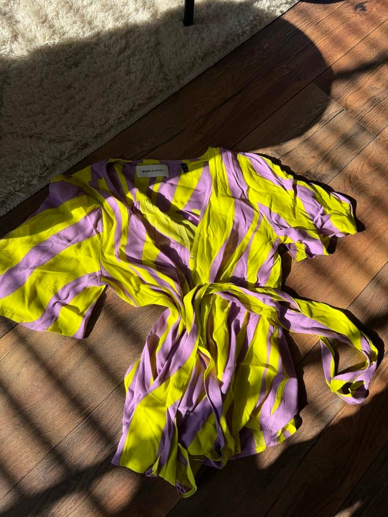 POM Amsterdam Top Maat 36, Geel, Ophalen of Verzenden, Zo goed als nieuw, Korte mouw