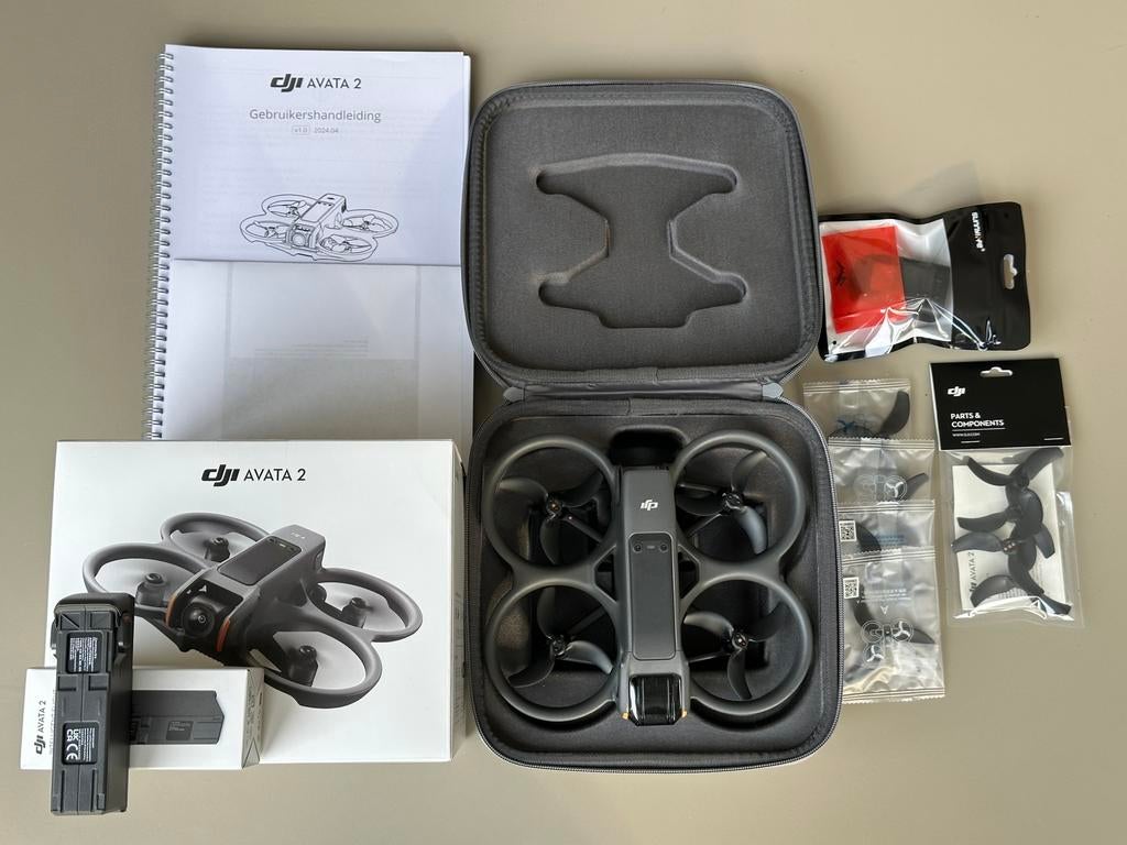 DJI AVATA 2 drone met 1 accu - nieuwstaat - nog garantie, Ophalen of Verzenden, Zo goed als nieuw