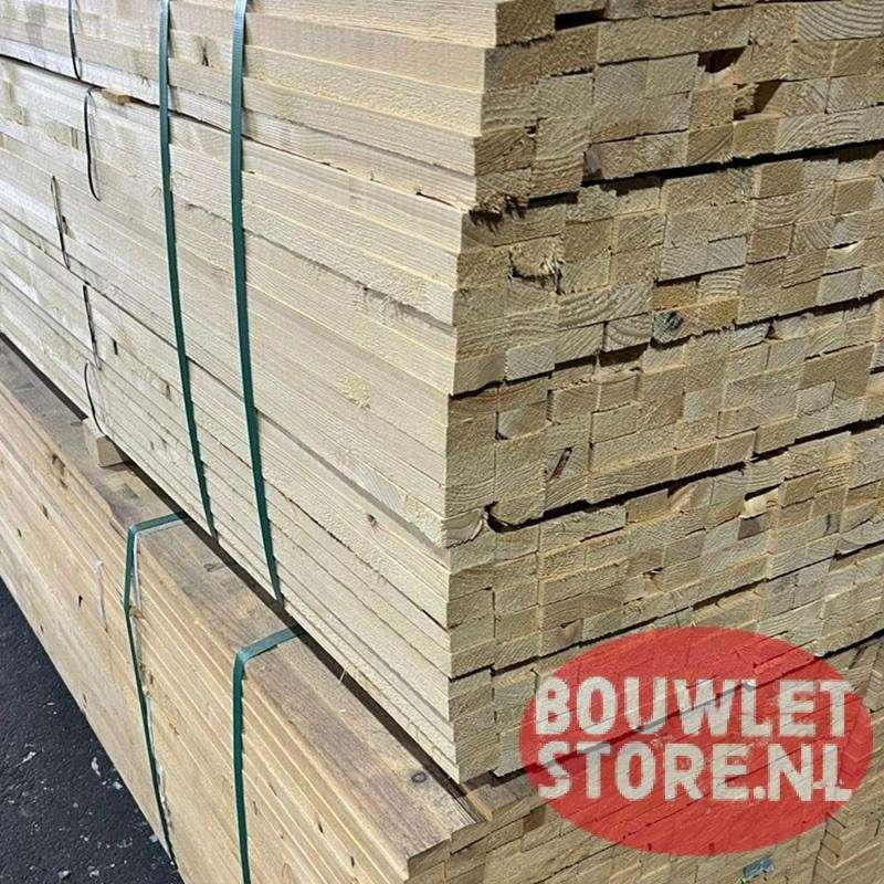 Vuren latten | panlat plafondlat | geschaafd of geegaliseerd, Doe-het-zelf en Verbouw, Hout en Planken, Minder dan 25 mm, Overige typen