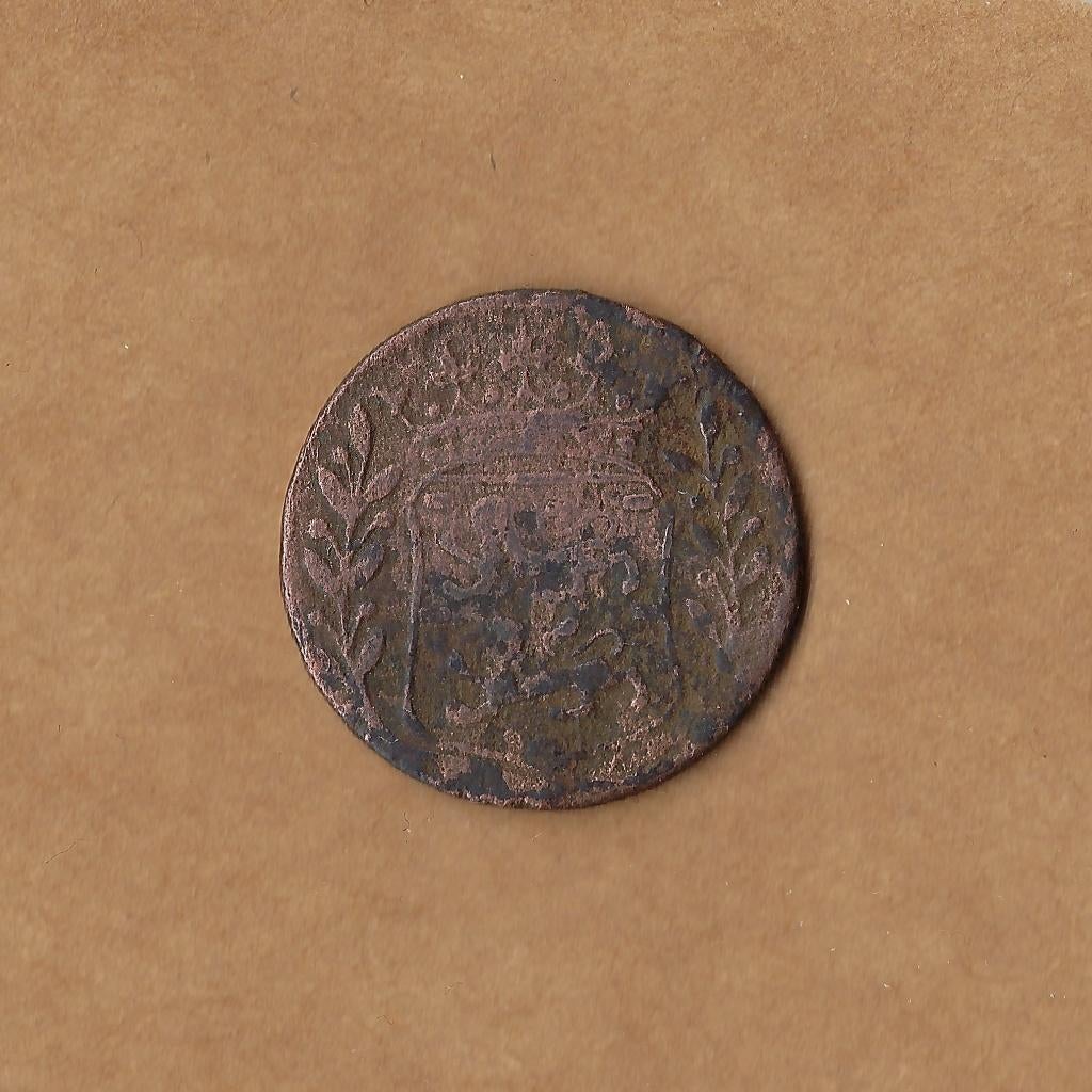 1 duit West-Friesland 1769, Postzegels en Munten, Munten | Nederland, Ophalen of Verzenden, Vóór koninkrijk, Overige waardes, Losse munt