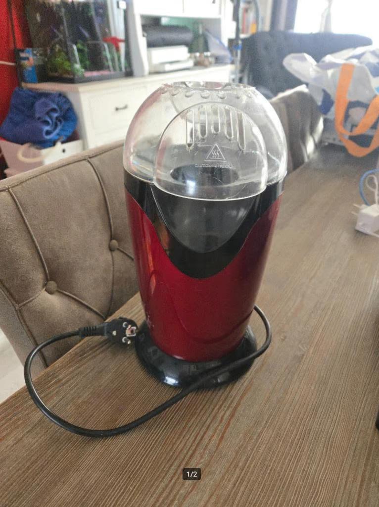 popcorn machine, Huis en Inrichting, Ophalen of Verzenden, Gebruikt