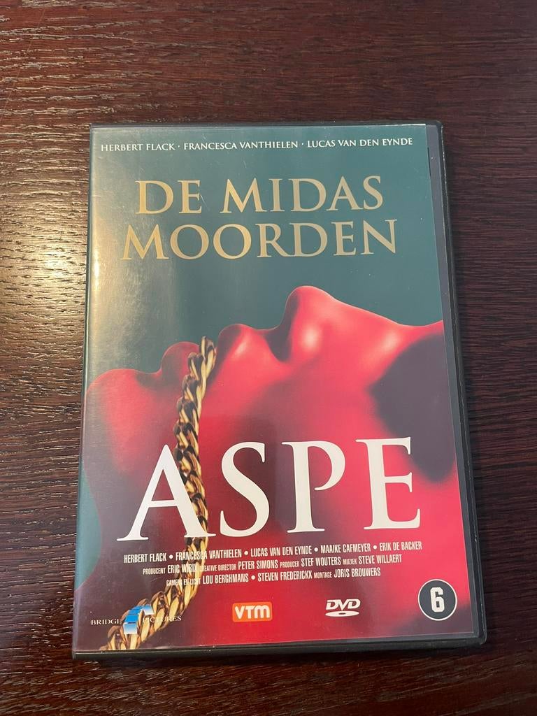 Aspe De Midasmoorden DVD, Vanaf 6 jaar, Ophalen of Verzenden
