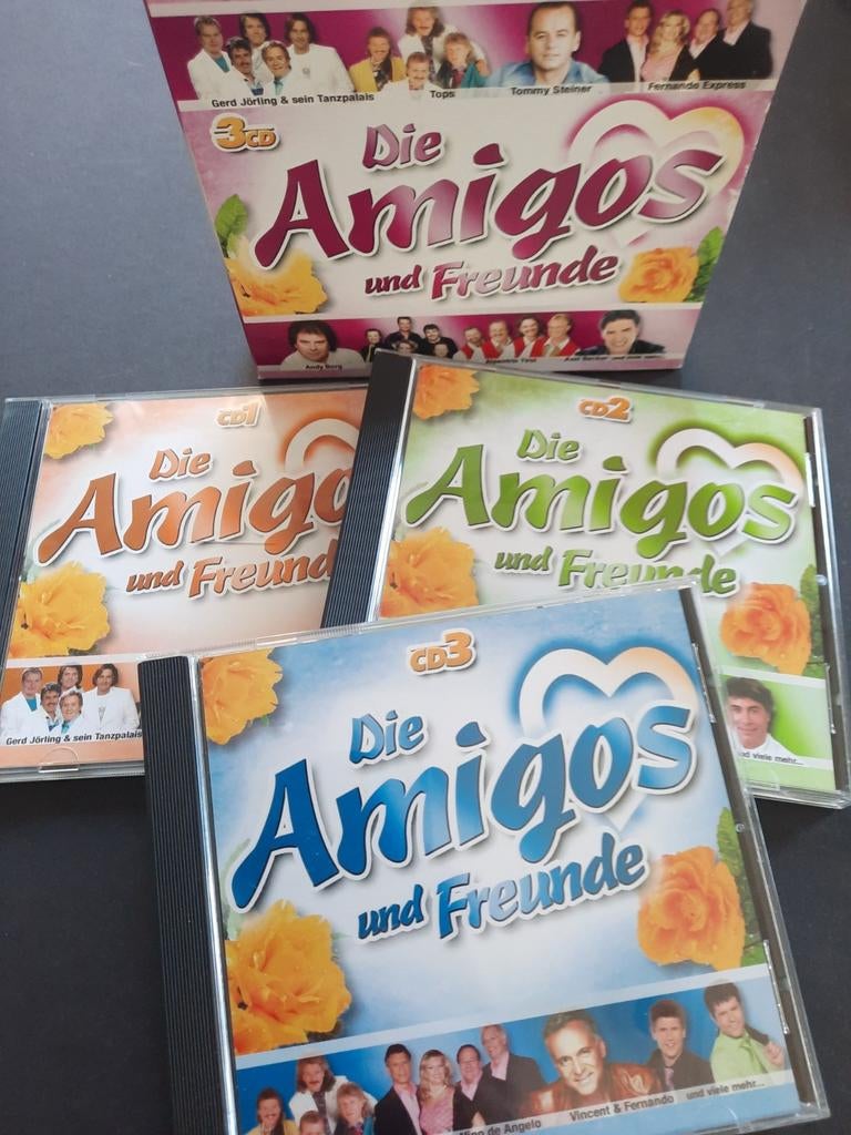 3 cd box  Die Amigos und Freunde, Ophalen of Verzenden, Zo goed als nieuw, Boxset