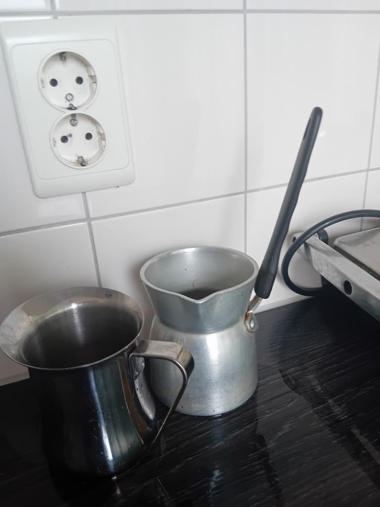 Koffie en melk botjes, Ophalen of Verzenden, Gebruikt