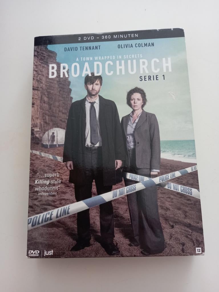 Broadchurch Seizoen 1 DVD Box, Gebruikt, Boxset, Drama, Ophalen of Verzenden