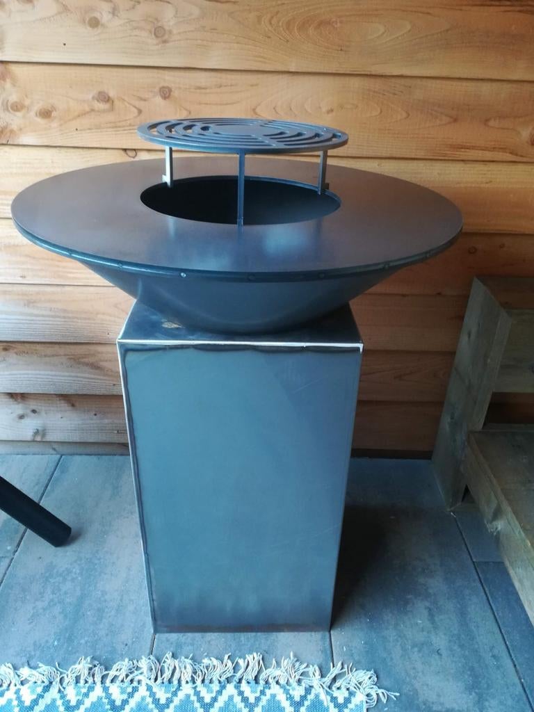 Plancha/ grillring/ vuurschaal/ronde barbecue, Ophalen, Nieuw, Met accessoires