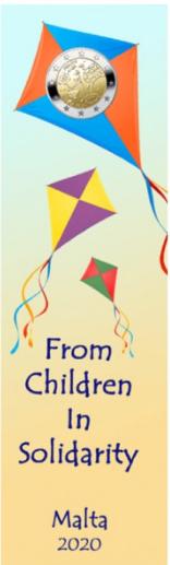 2 Euro Coincard / Booklet Malta 2020 Childeren in Solidarity, Postzegels en Munten, Munten | Europa | Euromunten, Ophalen of Verzenden