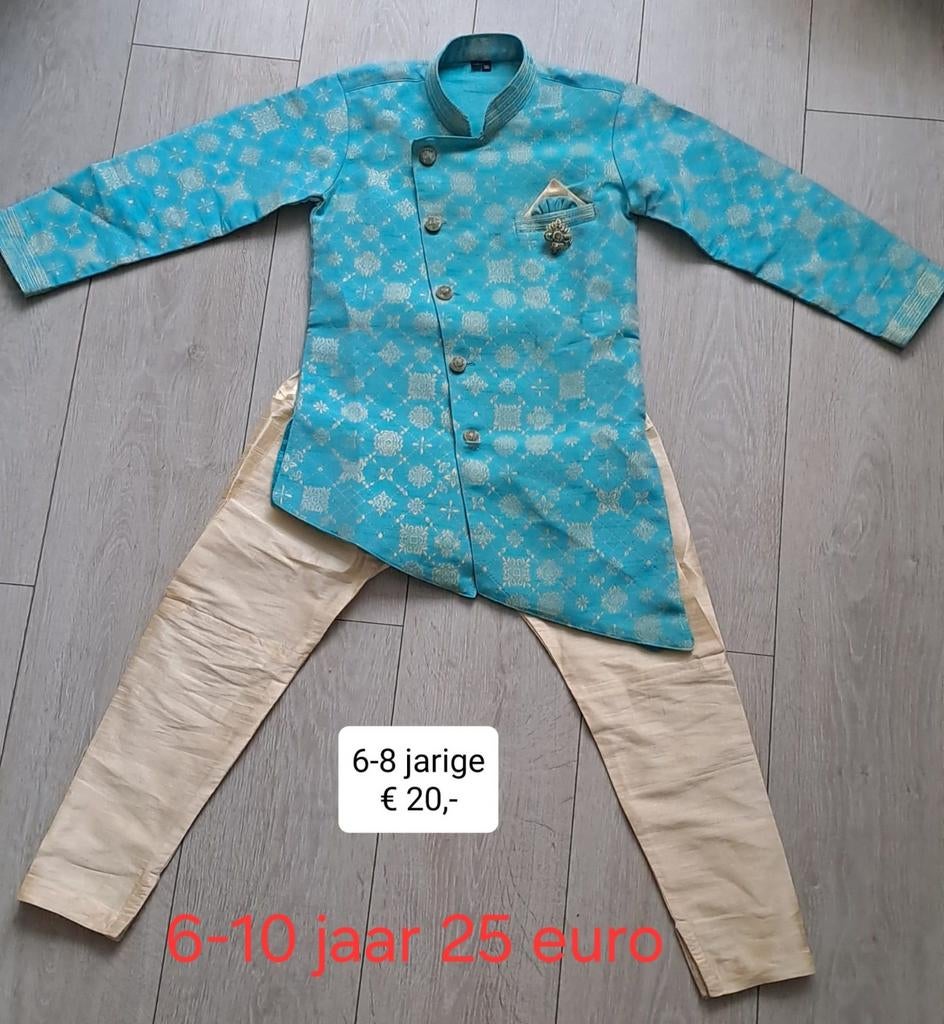 Traditionele Indiase kleding set voor jongens, Kinderen en Baby's, Kinderkleding | Overige, Zo goed als nieuw, Jongen, Ophalen of Verzenden