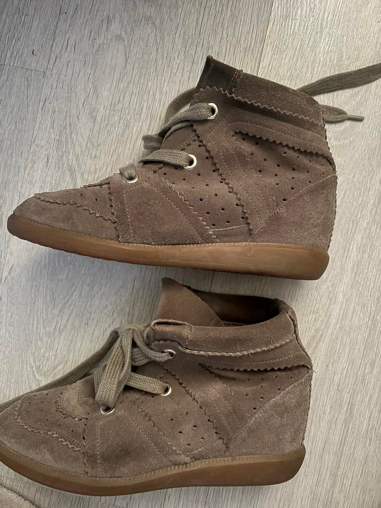 Isabel Marant Bobby schoenen 38 1 keer gedragen, Kleding | Dames, Schoenen, Verzenden, Gedragen, Bruin, Sneakers of Gympen