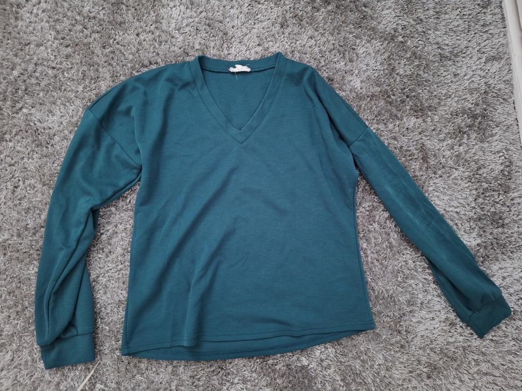 Groene scuba trui van Poespas, maat s, Poespas, Verzenden, Zo goed als nieuw, Maat 36 (S)