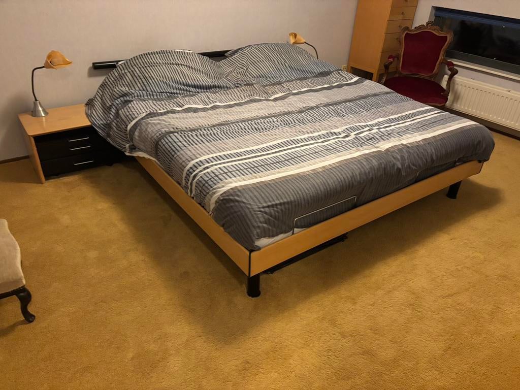 2x Swissflex Uni 20 Bridge Lattenbodems (90x200) – Gasveer, Ophalen, Tweepersoons, Zo goed als nieuw, 180 cm