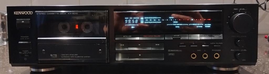Kenwood KX-5010 super deck , gereviseerd!, Ophalen of Verzenden, Enkel, Kenwood, Tiptoetsen