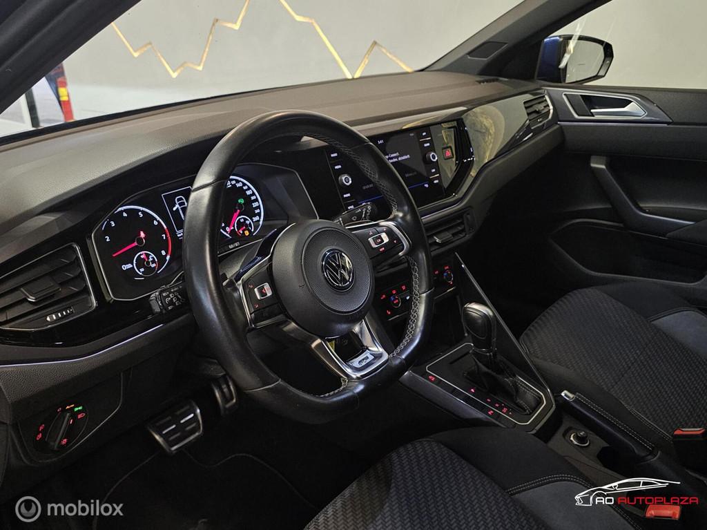 Volkswagen Polo 1.0 TSI 2x R-Line Apple carplay/LED/Stoelver, 95 pk, Blauw, Alcantara, Bedrijf