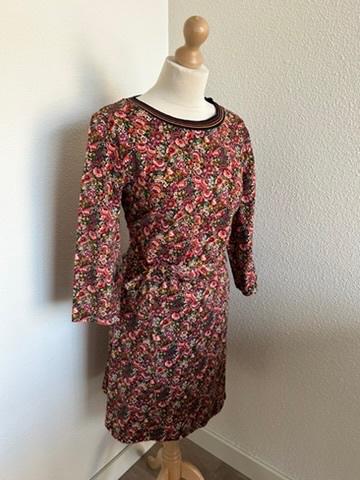 King Louie maat XL sweater bloemen jurk 2419, Maat 46/48 (XL) of groter, Ophalen of Verzenden, Zo goed als nieuw, Knielengte