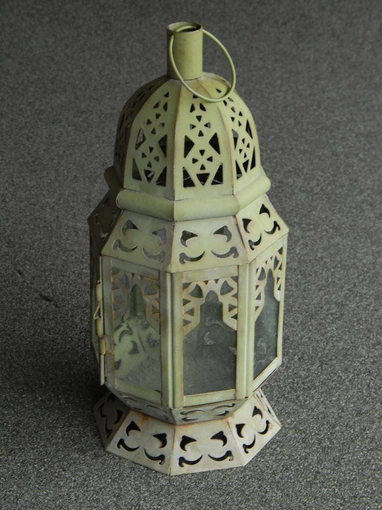 Sier/ decoratie lantaarn, Gebruikt, 25 tot 50 cm, Ophalen of Verzenden, Metaal