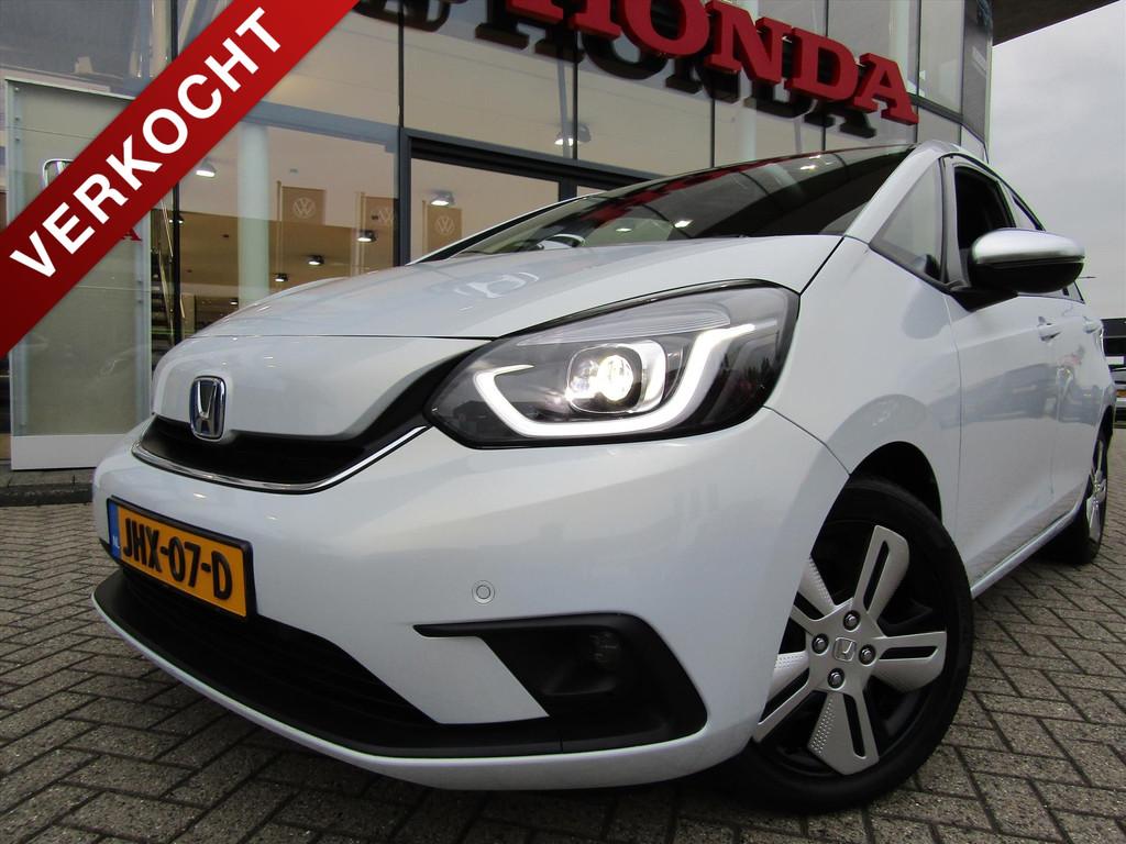 Honda Jazz 1.5 i-MMD 109pk Hybrid CVT Executive, Automaat, Stof, Euro 6, Wit