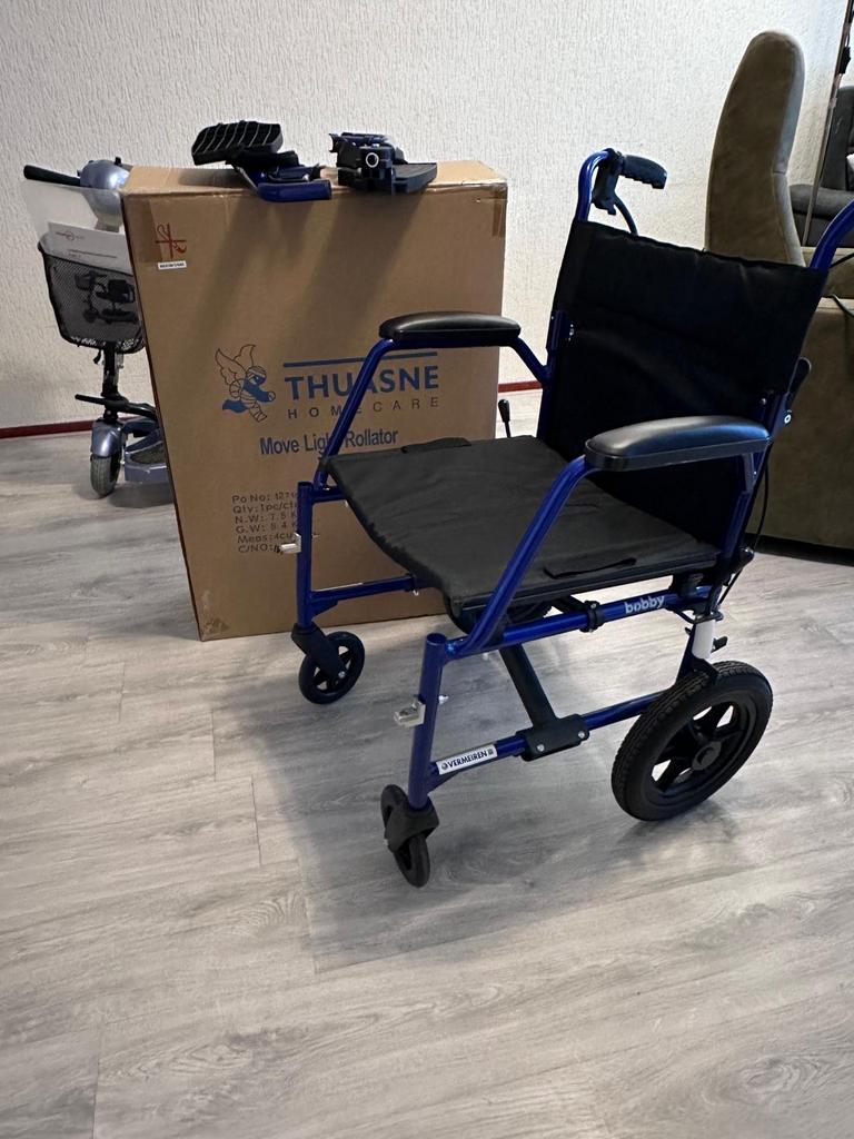 Lichte gewicht rolstoel, Ophalen, Inklapbaar, Duwrolstoel