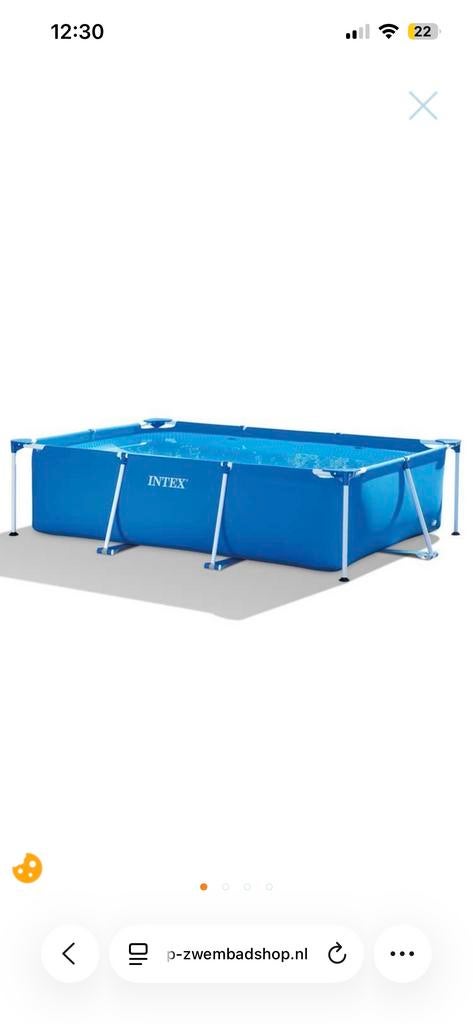 Intex zwembad 260 x 160 x 65, Tuin en Terras, Zwembaden, Ophalen, Minder dan 80 cm, Opzetzwembad, 200 tot 400 cm
