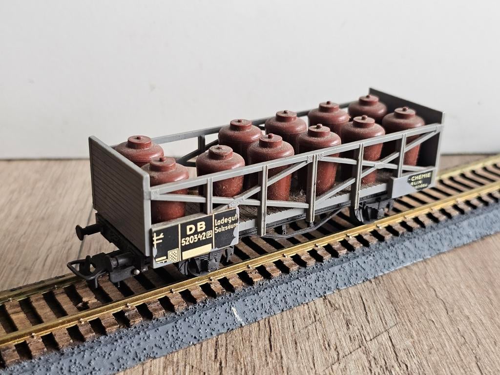 Modeltrein Ho liliput zoutzuur wagon, Ophalen of Verzenden, Gelijkstroom, Wagon, Liliput