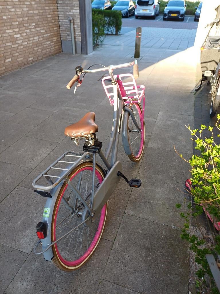 Meisjes fiets popal, Ophalen of Verzenden, Gebruikt, 24 inch, Handrem