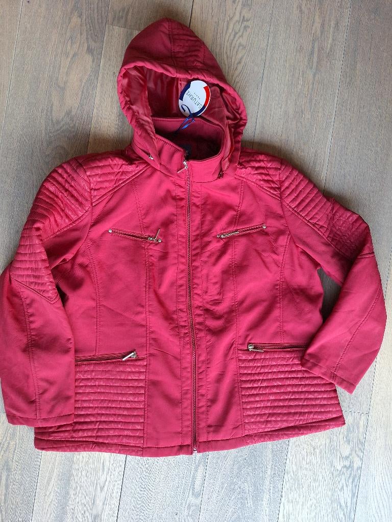 NIEUW Dames jas, Ophalen of Verzenden, Nieuw, Maat 46/48 (XL) of groter, Rood