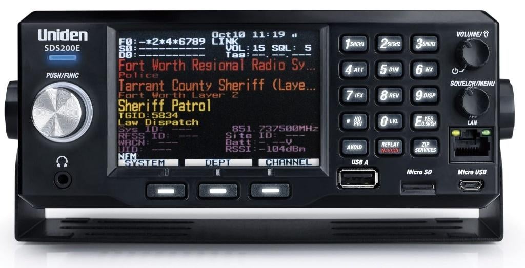 Uniden SDS200E Digitale DMR-NXDN-PROVOICE-dPMR 25-1300 Mhz, Japan, Verzenden, ., Uniden