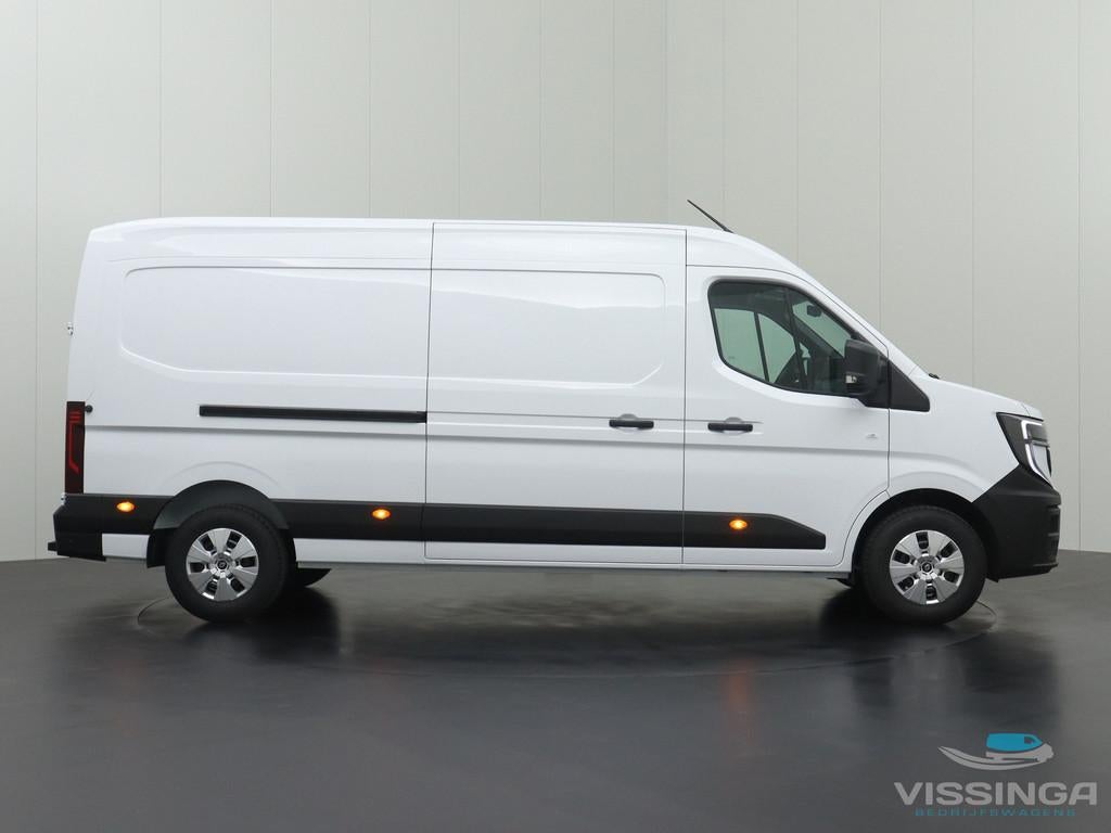 Renault Master L3H2 170 pk Extra Luxe Blanc Mineral (wit), Auto's, 1998 cc, Stof, 4 cilinders, Met garantie (alle)
