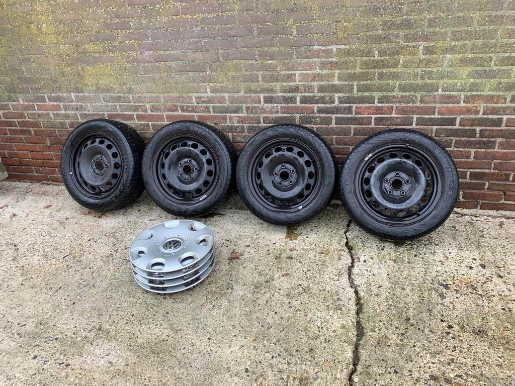 Volkswagen stalen velgen reservewiel, Auto-onderdelen, Banden en Velgen, Ophalen, Gebruikt, 16 inch, Banden en Velgen