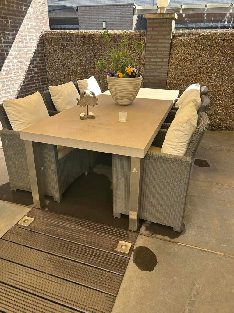 Borek tuinset, Ophalen, Overige materialen, Gebruikt, 6 zitplaatsen