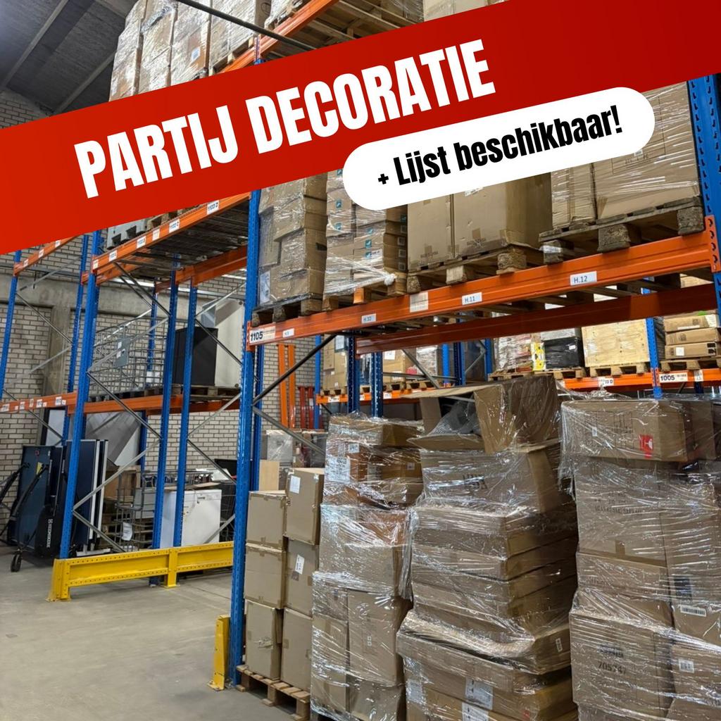 Grote partij decoratie artikelen-pallets vol handel!, Ophalen of Verzenden