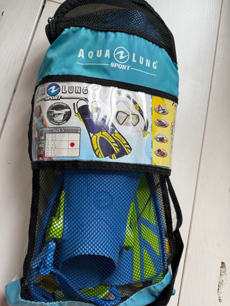 Aqua Lung Sport snorkelset MD, Watersport en Boten, Snorkelen, Ophalen of Verzenden, Gebruikt, Snorkelset