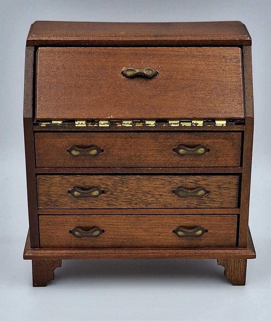 Bureau / secretaire Shackman poppenhuis, Verzamelen, Poppenhuizen en Toebehoren, Ophalen of Verzenden, Zo goed als nieuw, Poppenhuis