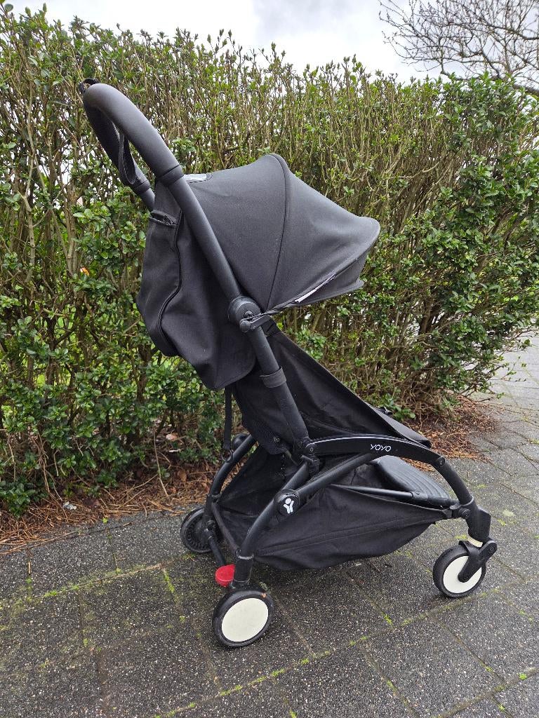 Babyzen YOYO buggy zwart + muskietennet, Kinderen en Baby's, Buggy's, Ophalen, Gebruikt, Overige merken, Zonnekap